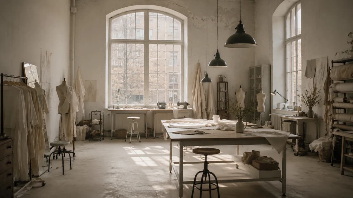 Fashion atelier interior